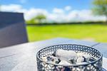 Blick von der Terrasse - Wohnung 026EG - Top-Hundeurlaub