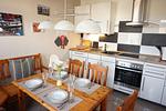 Küche / Küchenzeile - FeWo Nordseeflair EG - Wiarden - Top-Hundeurlaub