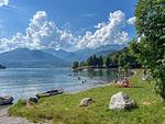 Strand mit Liegefläche zum Schwimmen und Erholen am Comer See - Appartment I Giardino - Top-Hundeurlaub