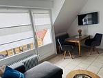 Wohnzimmer - Ferienwohnung Klabautermann - Top-Hundeurlaub
