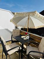 Balkon - Ferienwohnung Klabautermann - Top-Hundeurlaub