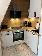 Küche / Küchenzeile - Ferienwohnung Klabautermann - Top-Hundeurlaub