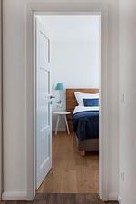 Schlafzimmer - Atelierhaus Sandbank - Top-Hundeurlaub