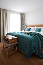 Schlafzimmer - Künstlerkate Rohrsänger - Top-Hundeurlaub