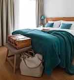 Schlafzimmer - Künstlerkate Reiherente - Top-Hundeurlaub
