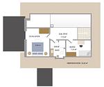 Grundriss - Künstlerkate Wasserspecht - Top-Hundeurlaub