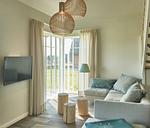 Wohnzimmer - Künstlerkate Sandkoppel - Top-Hundeurlaub