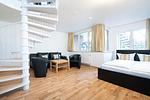 Wohnzimmer - Ferienwohnung Nr. 27 - Top-Hundeurlaub