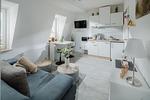 Wohnzimmer - Haus Bielefeld Ferienwohnung 33a - Top-Hundeurlaub