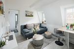 Wohnzimmer - Haus Bielefeld Ferienwohnung 33a - Top-Hundeurlaub