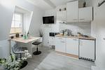 Küche / Küchenzeile - Haus Bielefeld Ferienwohnung 33a - Top-Hundeurlaub