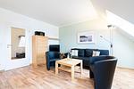 Wohnzimmer - Ferienwohnung Nr. 35 - Top-Hundeurlaub