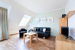 Wohnzimmer - Ferienwohnung Nr. 34 - Top-Hundeurlaub