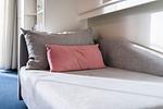 Wohnzimmer, Fernseher, Couch, Sofa, Esstisch, Sitzecke - Ferienwohnung "App. 3" - Top-Hundeurlaub