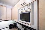 Küche, Wasserkocher, Mikrowelle, Kaffeemaschine Küchenschrank, Spüle, Kühlschrank - Ferienwohnung "App. 3" - Top-Hundeurlaub