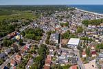 Vogelperspektive - Ferienwohnung Am Bahnhof mit 2 Bädern und nur 700 m zum Strand - Top-Hundeurlaub