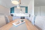 Wohnzimmer - Penthaus Laboe - Top-Hundeurlaub