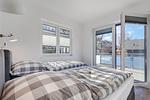 Schlafzimmer - Penthaus Laboe - Top-Hundeurlaub
