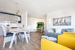 Wohnzimmer - Penthaus Laboe - Top-Hundeurlaub