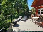 Ferienhaus Gerdi - Terrasse komplett eingezäunt - Ferienhaus Gerdi - Top-Hundeurlaub