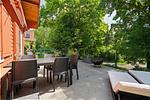 Ferienhaus Gerdi - Terrasse komplett eingezäunt - Ferienhaus Gerdi - Top-Hundeurlaub