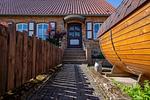 Ferienhaus Sommerfrische Fassade / Eingang - Ferienhaus Sommerfrische am Müritzsee - Top-Hundeurlaub