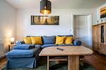 Ferienhaus Sommerfrische Wohnzimmer - Ferienhaus Sommerfrische am Müritzsee - Top-Hundeurlaub