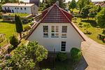 FeWo Müritzblick Fassade / Eingang - Ferienwohnung Müritzblick mit Wasserblick - Top-Hundeurlaub