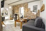 Wohnzimmer - FeWo1: Terrasse,Garten,Meerblick - Top-Hundeurlaub