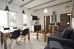 Wohnzimmer - FeWo3: Terrasse,Garten,Meerblick - Top-Hundeurlaub