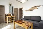 Wohnzimmer - FeWo3: Terrasse,Garten,Meerblick - Top-Hundeurlaub