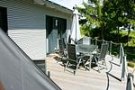 Terrasse - FeWo3: Terrasse,Garten,Meerblick - Top-Hundeurlaub