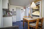 Küche / Küchenzeile - Chalet: strandnah, Terrasse - Top-Hundeurlaub