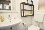 Badezimmer - Chalet: strandnah, Terrasse - Top-Hundeurlaub