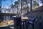 Terrasse - Chalet: strandnah, Terrasse - Top-Hundeurlaub
