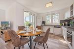 Küche / Küchenzeile - Ferienwohnung Haffkoje Fitness, Sauna und Kinderspielbereich - Top-Hundeurlaub