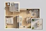 Grundriss - Ferienwohnung Haffkoje Fitness, Sauna und Kinderspielbereich - Top-Hundeurlaub
