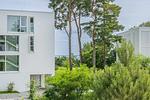 Gartenblick - Ferienwohnung Haffkoje Fitness, Sauna und Kinderspielbereich - Top-Hundeurlaub