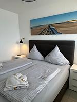 Schlafzimmer - Lange Anna - bester Meerblick direkt am Strand - Top-Hundeurlaub