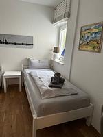 Schlafzimmer - WangerRose - Familienwohnung für Groß und Klein und Hundefreunde - Top-Hundeurlaub