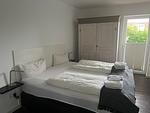 Schlafzimmer - Robby 6 - hundefreundliche, strandnahe Ferienwohnung mit Balkon - Top-Hundeurlaub