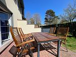 Terrasse - Feriendoppelhaus "Schäferhund" - Top-Hundeurlaub