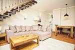 Wohnzimmer - FeWo D06 "Faro": strandnah - Top-Hundeurlaub