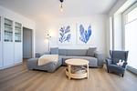 Wohnzimmer - Moderne Wohnung Albatros mit Terrasse und eigenem Garten! - Top-Hundeurlaub