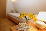 Schlafzimmer - Finnhütte 42 - Top-Hundeurlaub
