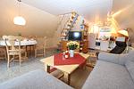 Wohnzimmer - Finnhütte 42 - Top-Hundeurlaub