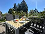 Terrasse - Finnhütte 42 - Top-Hundeurlaub
