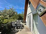Terrasse - Finnhütte 42 - Top-Hundeurlaub