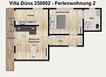 Grundriss - Ferienwohnung 2 - Top-Hundeurlaub