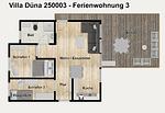 Grundriss - Ferienwohnung 3 - Top-Hundeurlaub